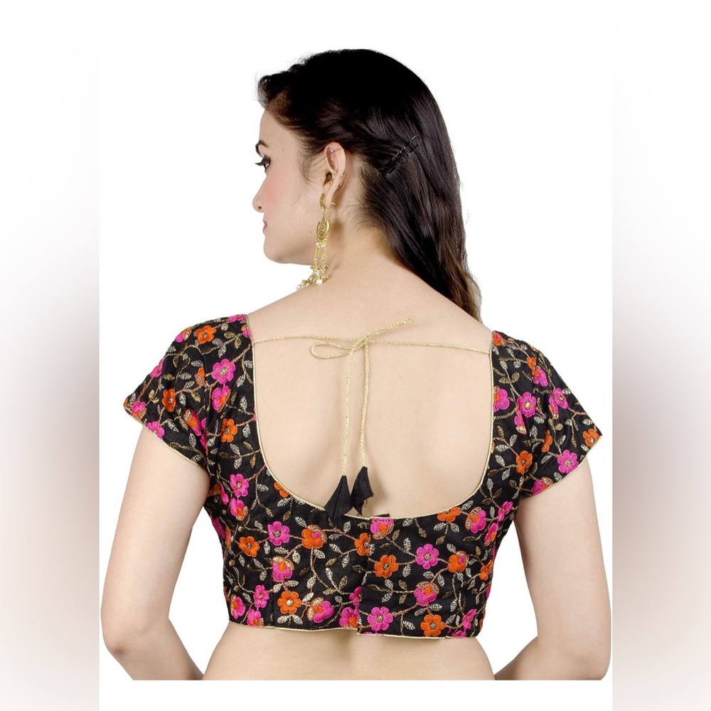 Chandrakala Women's Party Wear Bollywood Indian Style Saree Blouse Padded - Picture 3 of 9